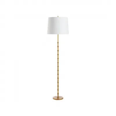 Artois Aged Brass Floor Lamp