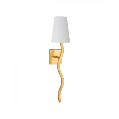 Sway Gold Leaf Sconce Right
