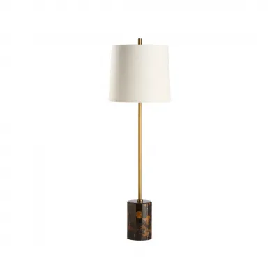 Lambeth Brown Marble Table Lamp