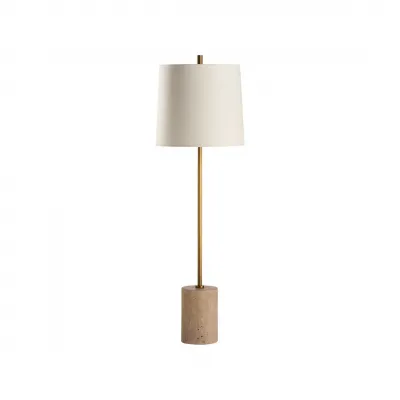 Lambeth Travertine Table Lamp