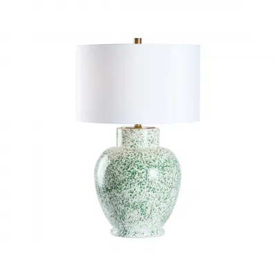 Spatter Green Lamp