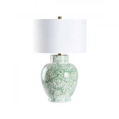 Spatter Green Lamp