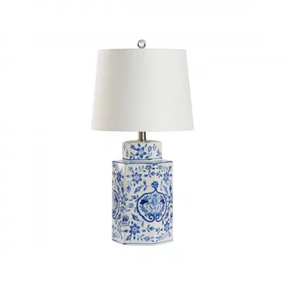 Blue & White Lamp