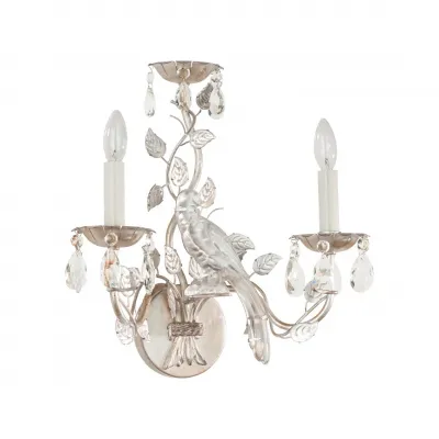 Crystal Bird Sconce