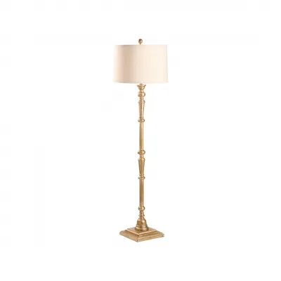 Beatrice Aged Silver Floor Lamp