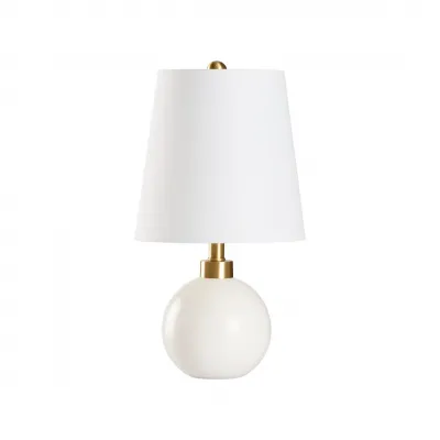 Orb White Lamp
