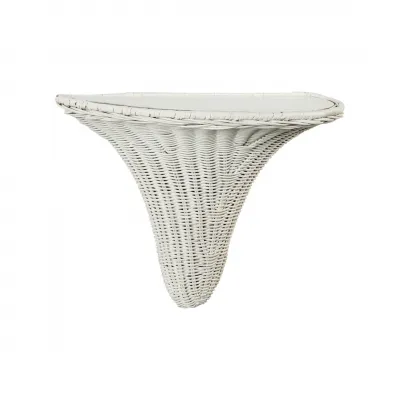 Baytree White Wicker Bracket