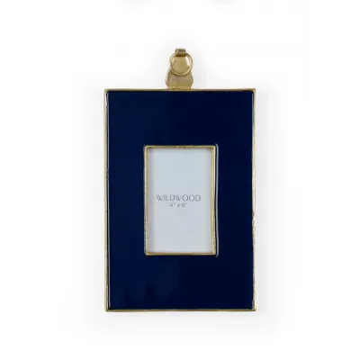 Navy Enamel Wall Frame Large