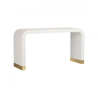 Waterfall White Console