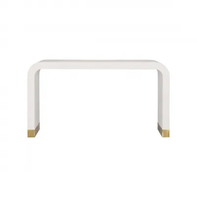 Waterfall White Console