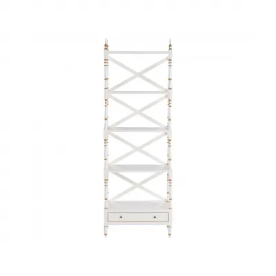 Carnaby House White Bookcase