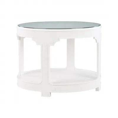 Yangon White Hall Table