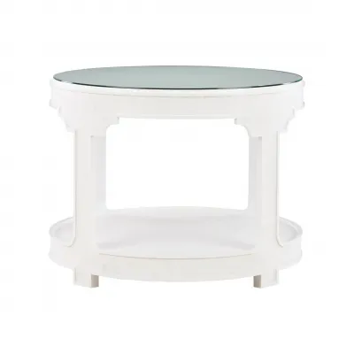 Yangon White Hall Table