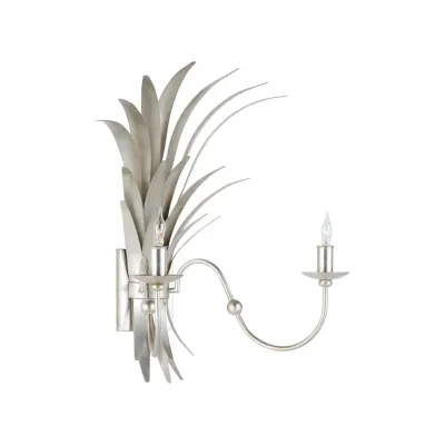 Wheat Silver Electrified Sconce