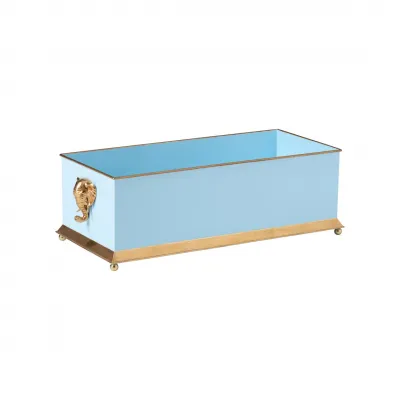 Elephant Head Blue Planter