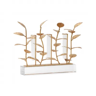 Eucalyptus Gold Leaf Vase