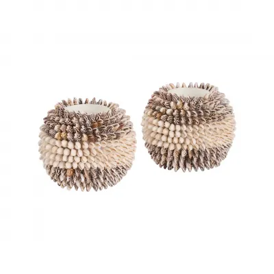 Seaside Tea Candle Set of 2