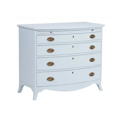 Oxford Blue Bowfront Chest