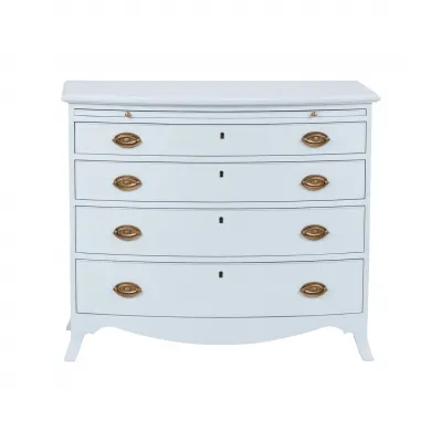 Oxford Blue Bowfront Chest