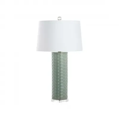 April Green Honeycomb Lamp