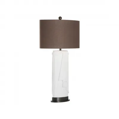 Draper White Table Lamp