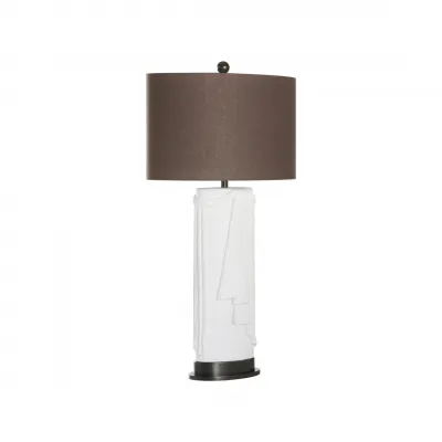 Draper White Table Lamp