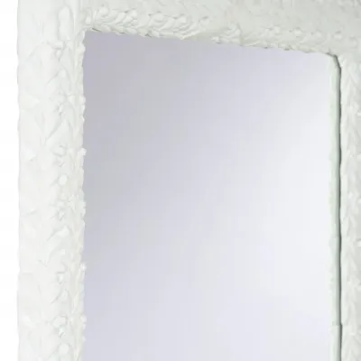 Trianon White Rectangular Mirror