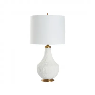Herringbone Table Lamp