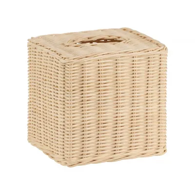 Rattan Tissue Box Cover