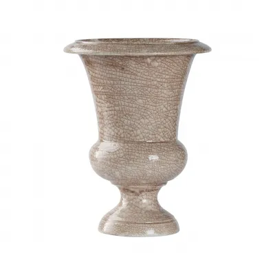 Brown Footed Vase