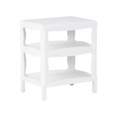 Greene White Side Table