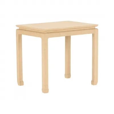 Lotus Cream End Table