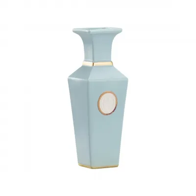 Intaglio Blue Vase
