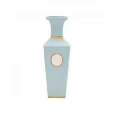 Intaglio Blue Vase