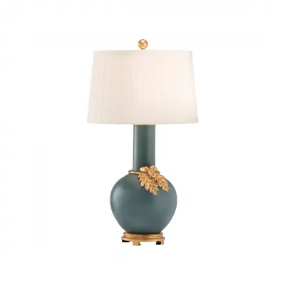 Woodland Teal Lamp