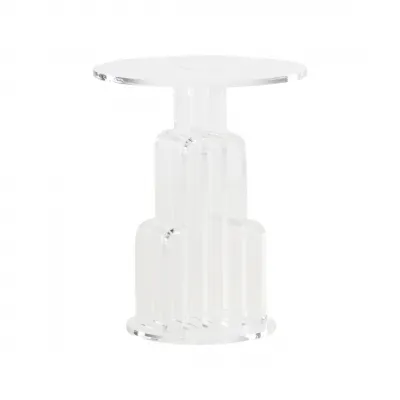 Aubrielle Clear Side Table