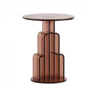 Aubrielle Hazel Brown Side Table