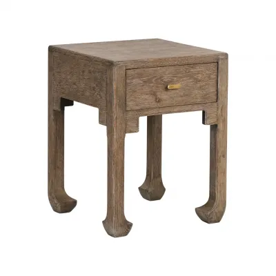 Asha Side Table with Drawer