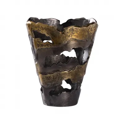 Van Sinderen Nickel Gold Vase Small