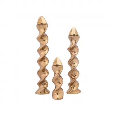 Helix Candlesticks Set of 3