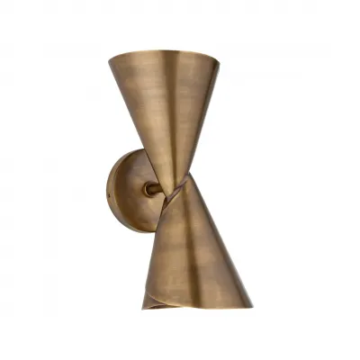 Whitley Aged Brass Sconce