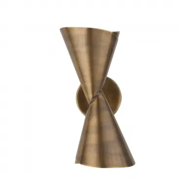 Whitley Aged Brass Sconce