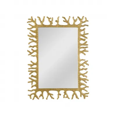 Leilani Gold Rectangular Mirror