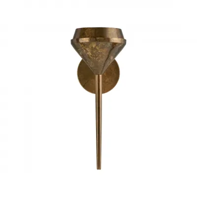 Ramsey Weathered Brass Sconce
