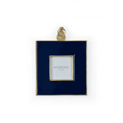 Navy Enamel Wall Frame Medium