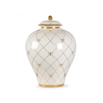 Bee Humble Jar White Small