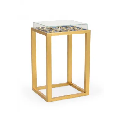 Flutter Side Table Blue