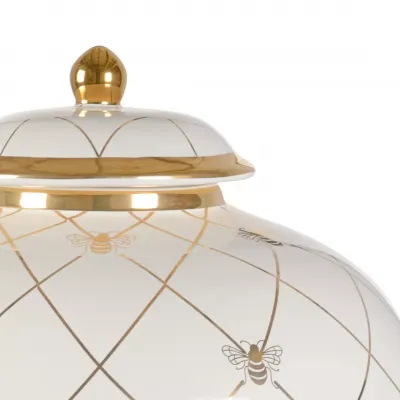 Bee Humble Jar White Small