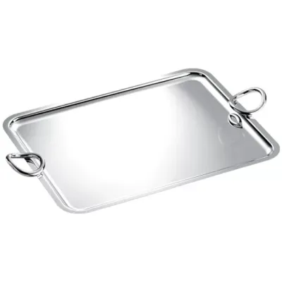 Vertigo Tray With Handles 53X42 Cm Silverplated
