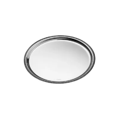 Malmaison Round Tray 30 Cm Silverplated